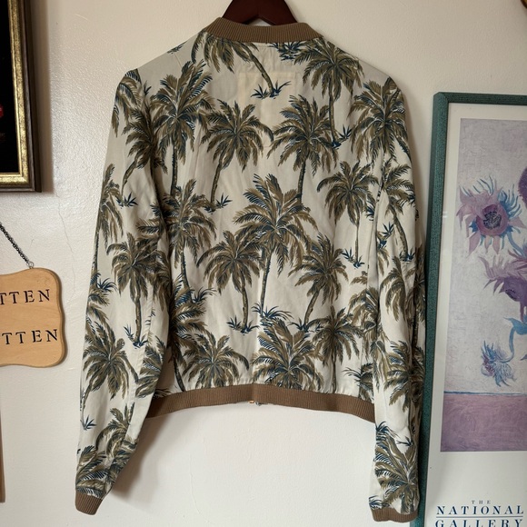 BNWT RRSP $145.00CAD Denim & Supply Ralph Lauren palm tree print bomber jacket - Picture 7 of 9